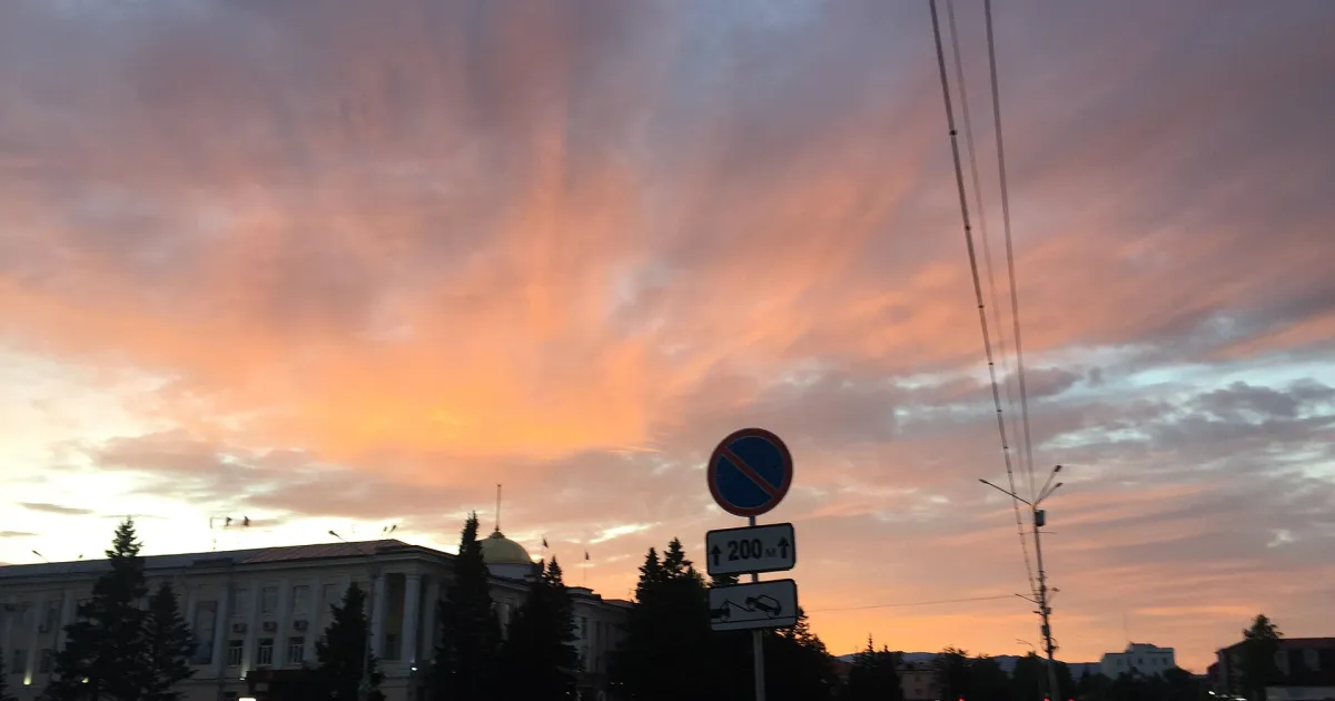 Кызыл — вид аэропорта