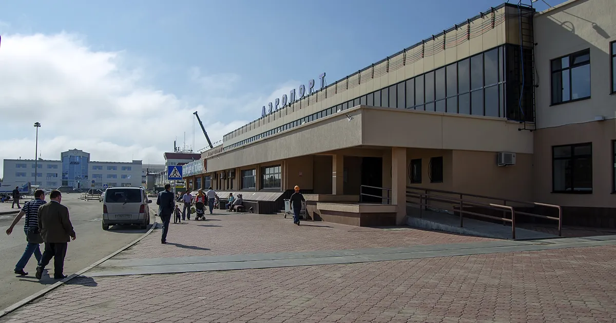 Рощино — вид аэропорта